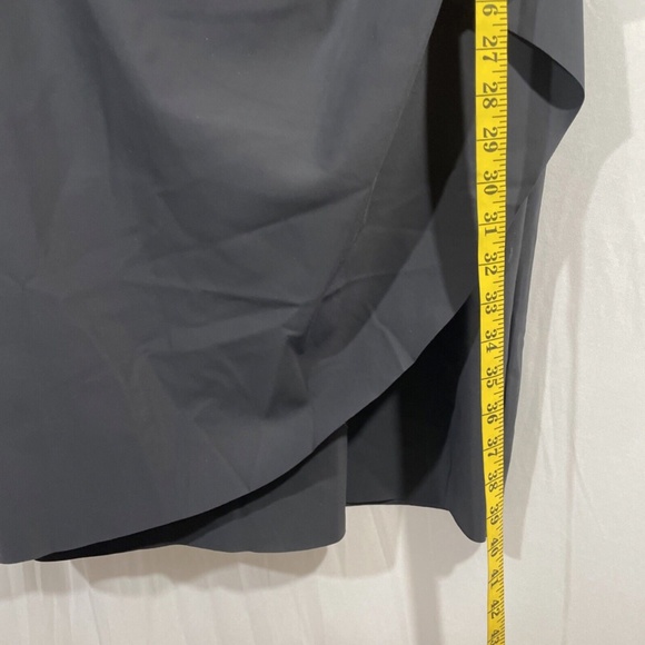 NWT $229 Alex Evenings [ 18 ] Side Ruched‎ Cocktail Dress in Charcoal - Picture 7 of 14